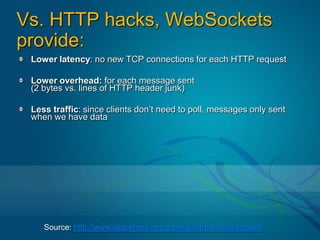 Damn, this is hairy:Source: http://www.slideshare.net/ismasan/websockets-and-ruby-eventmachine