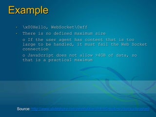 Dramatic overhead reductionSource: http://www.slideshare.net/peterlubbers/html5-web-workersunleashed