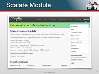 Scalate Module




           © 2012 Raible Designs   36
 