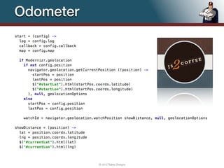 Odometer




           © 2012 Raible Designs   63
 