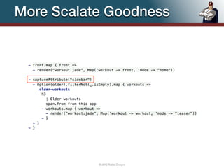 HTML5 with Play Scala, CoffeeScript and Jade - Jfokus 2012