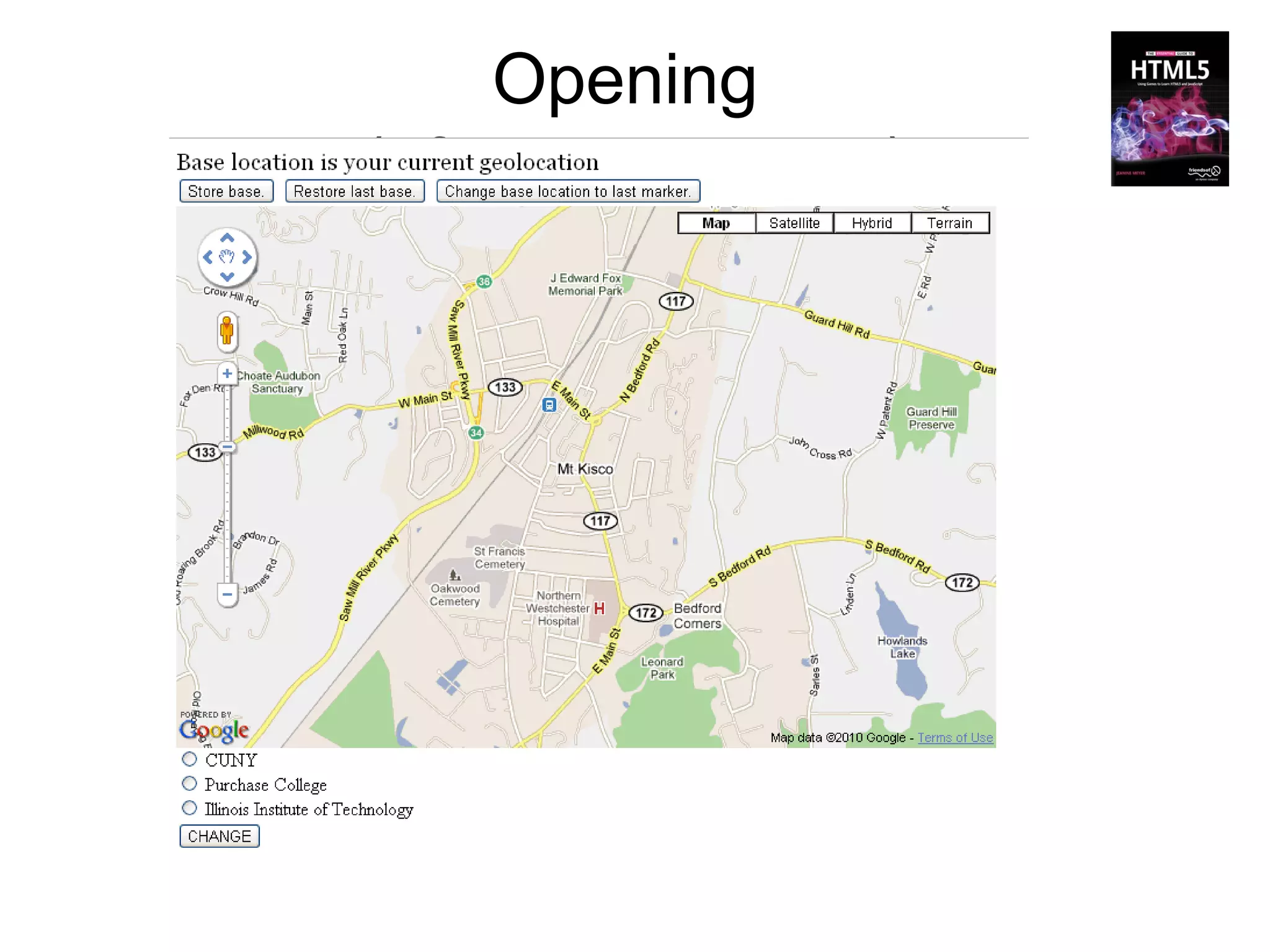 Opening
(after permission)
 
