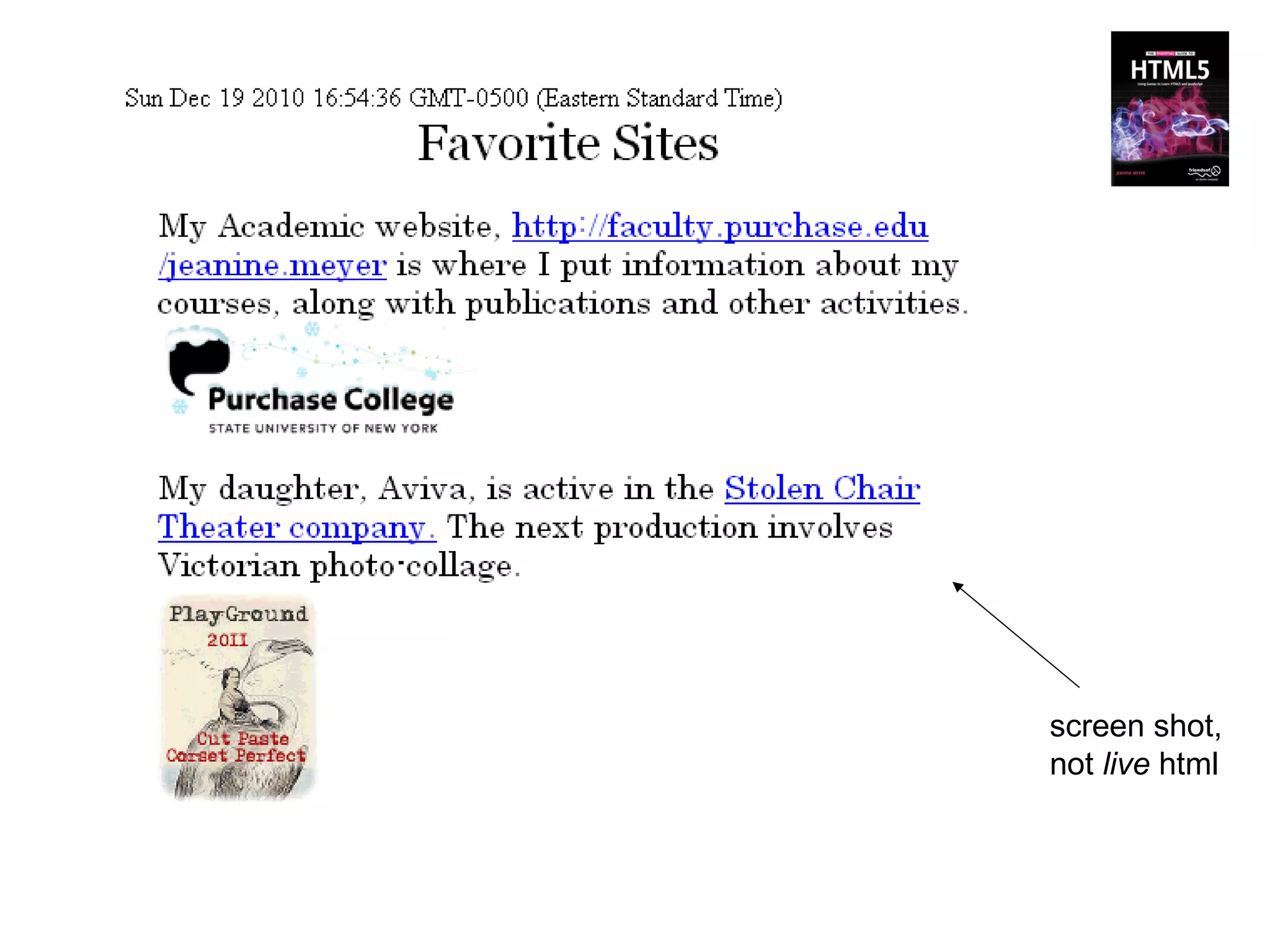 screen shot,
not live html
 