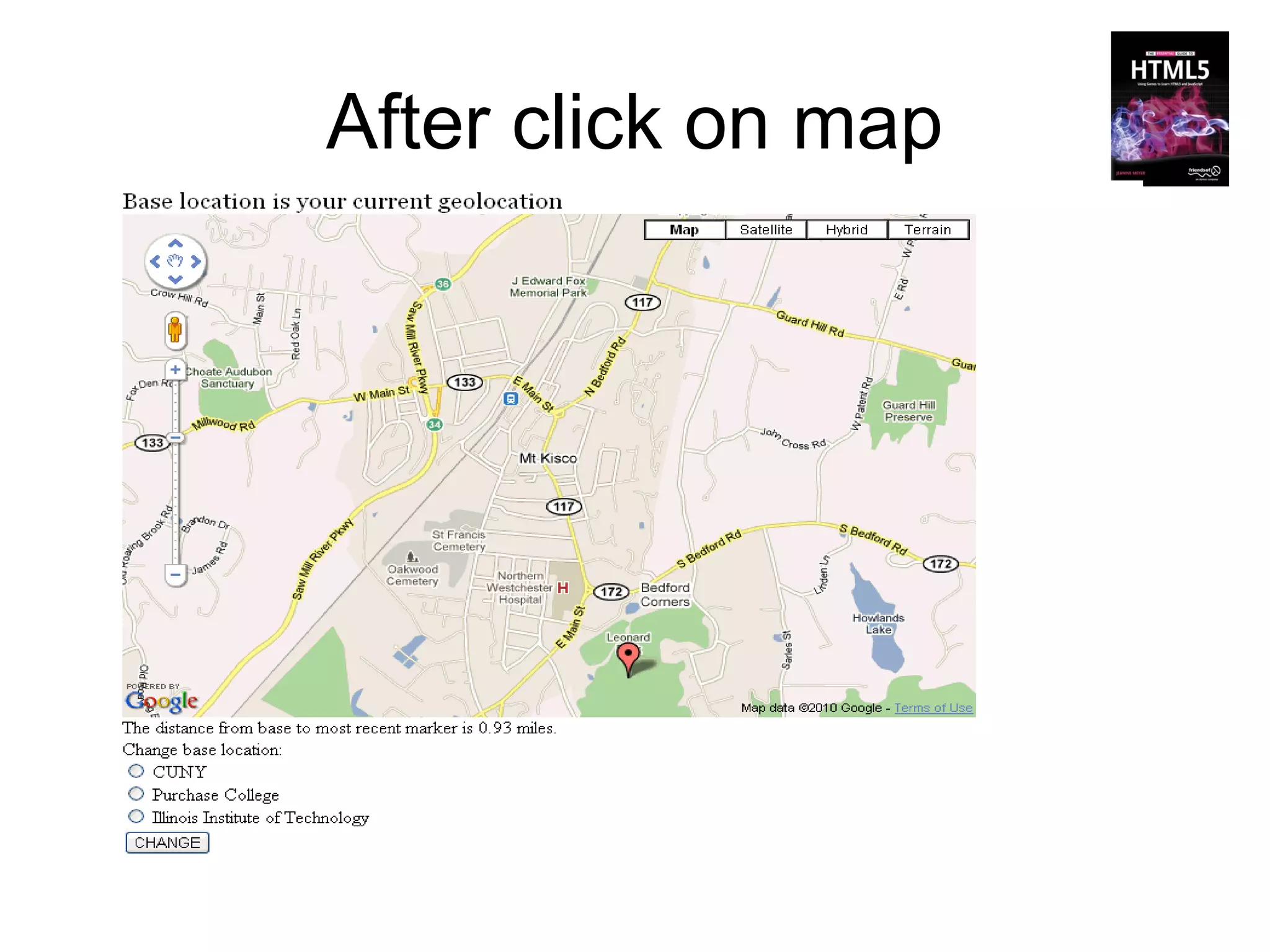 After click on map
 