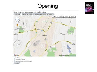 Opening
(after permission)
 