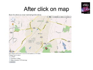 After click on map
 