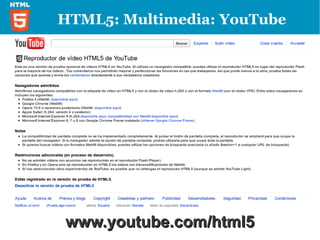 HTML5: Multimedia: vid.ly
 