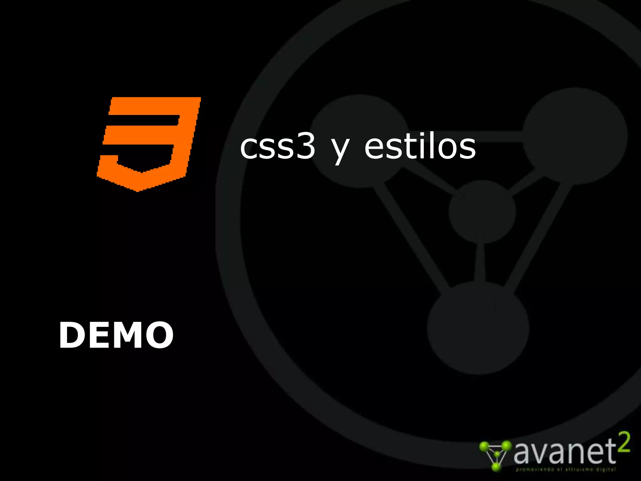 css3 y estilos




DEMO
 