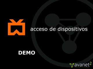 acceso de dispositivos



DEMO
 