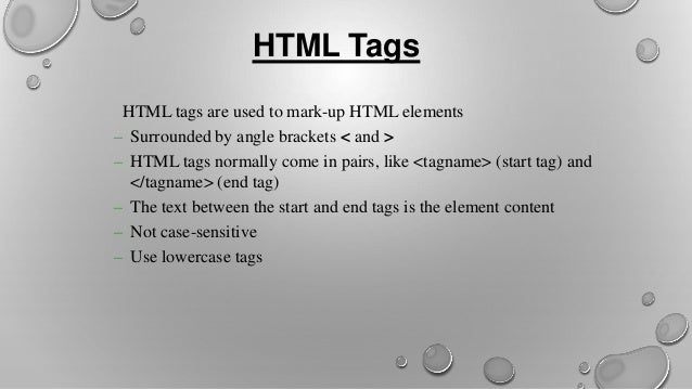 Html and css