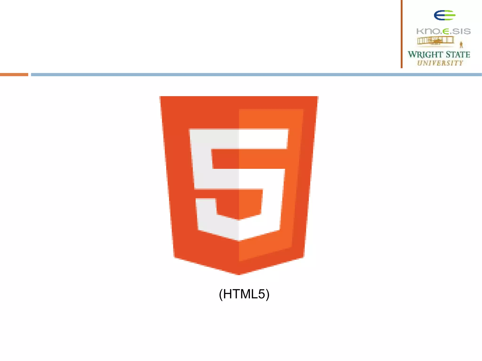 (HTML5)
 