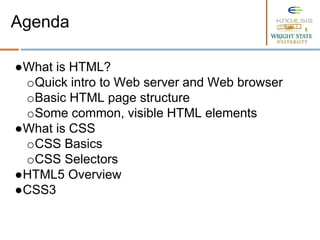 Web Information Systems Html and css | PPT