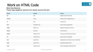 HTML and CSS Week 1 Lecture 1.pptx