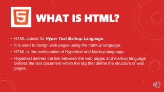 HTML AND XML ppt.pptx