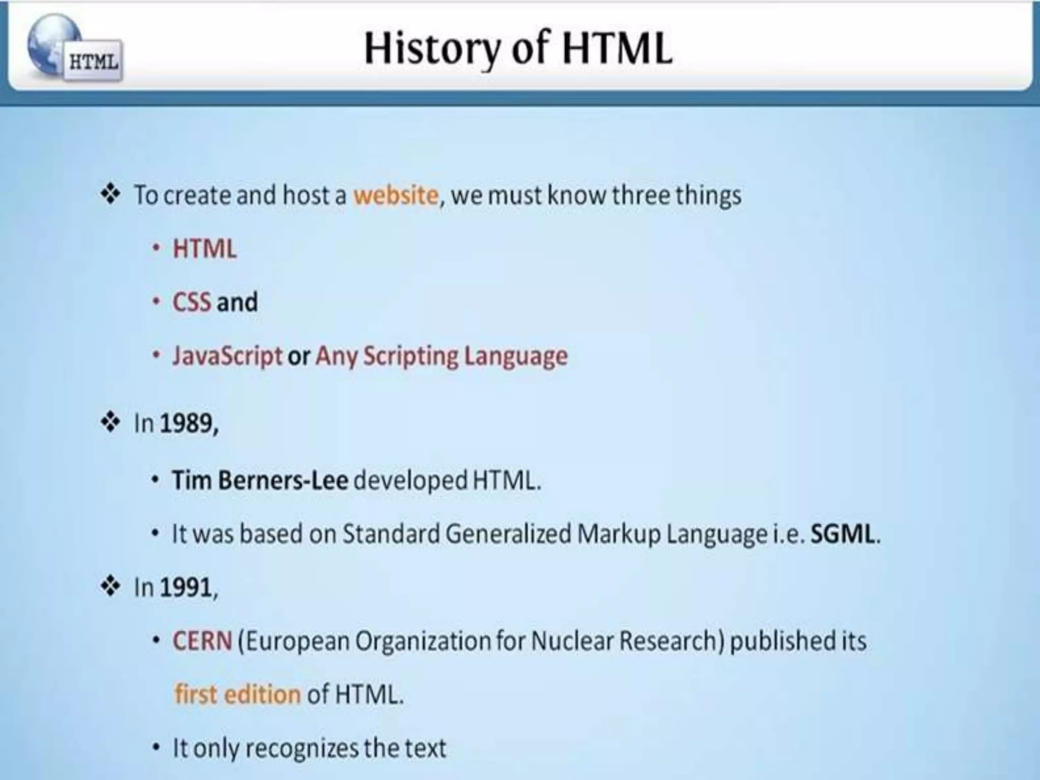 Html basic