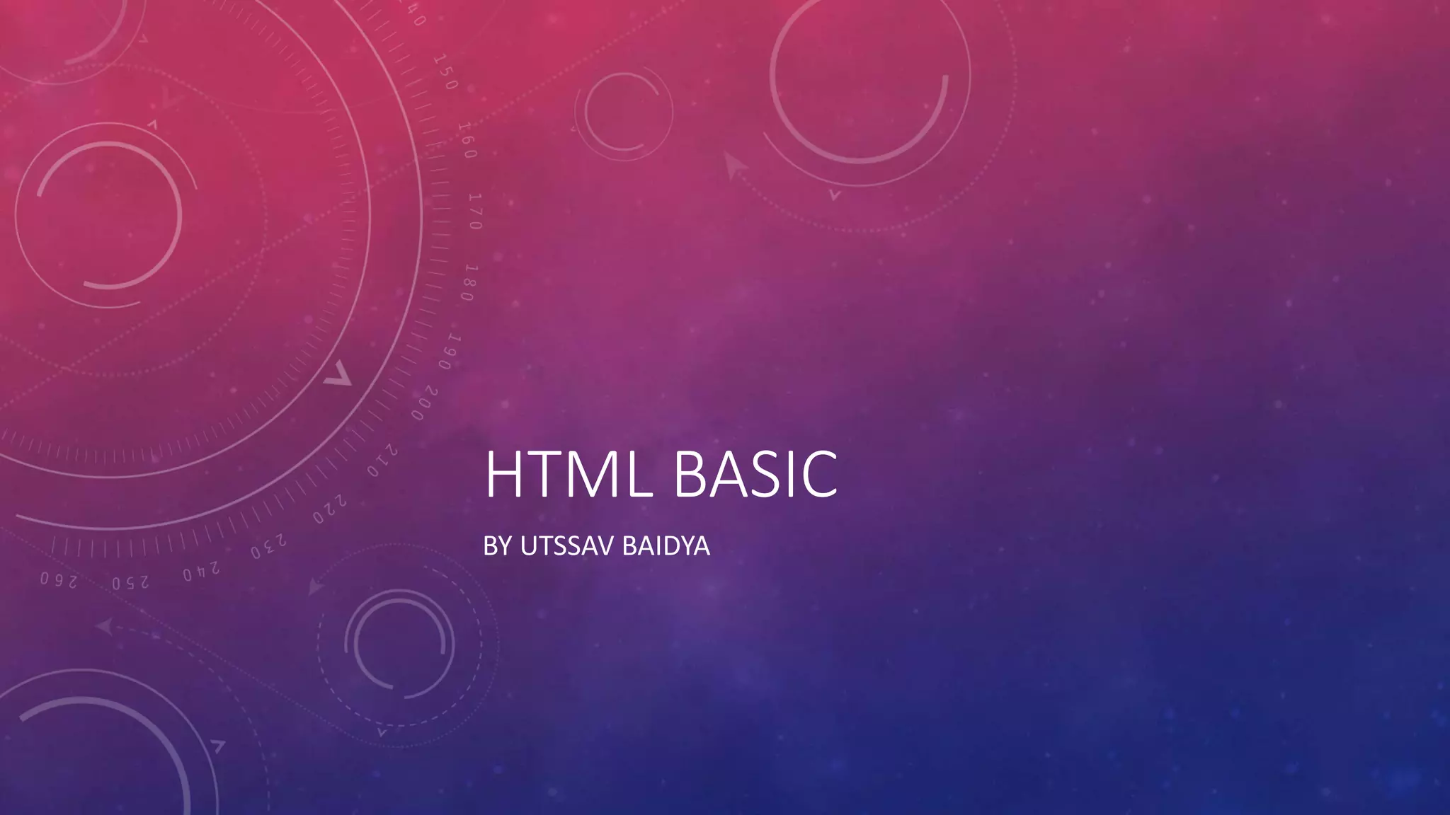 Html basic | PPT
