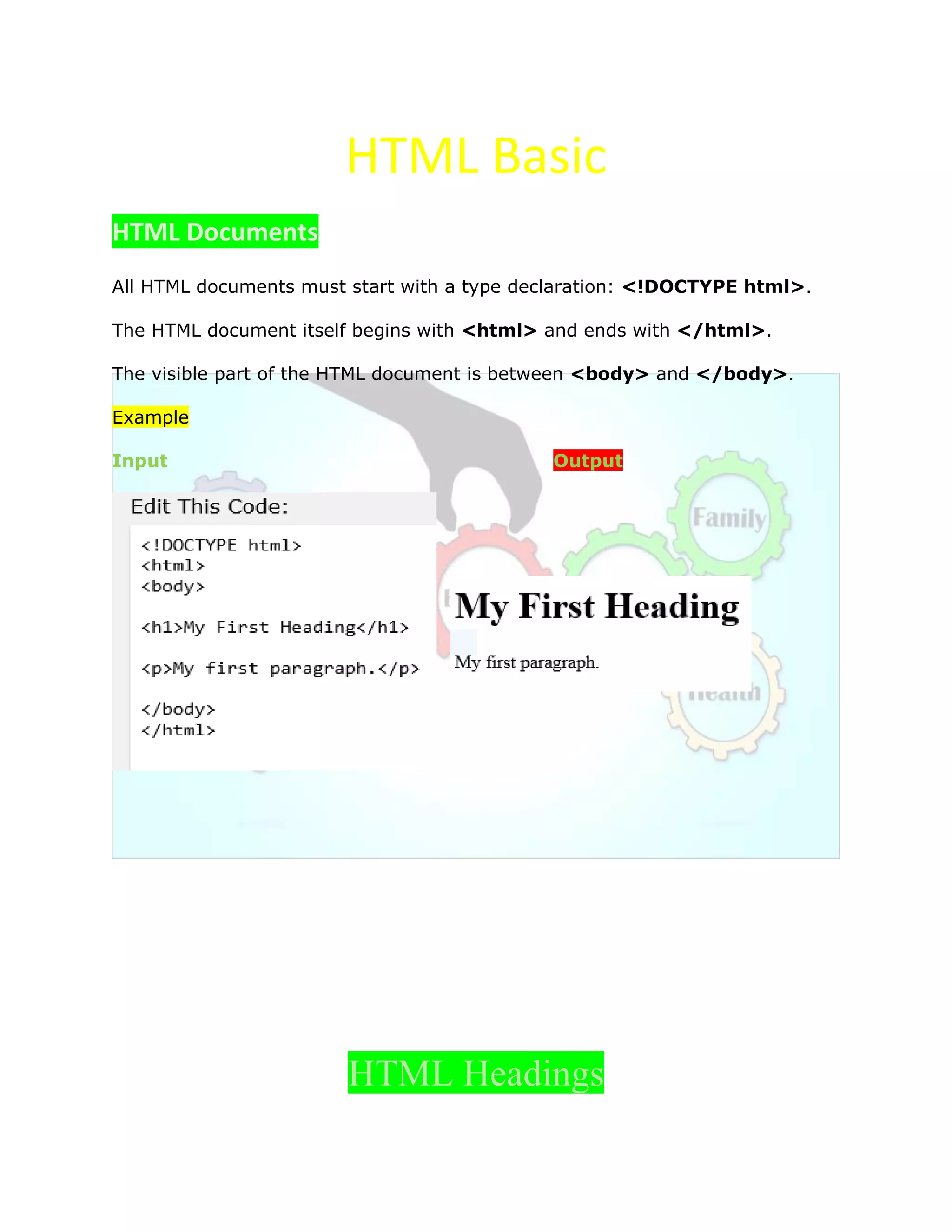 Html basic | PDF