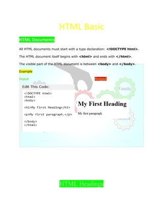 Html basic | PDF