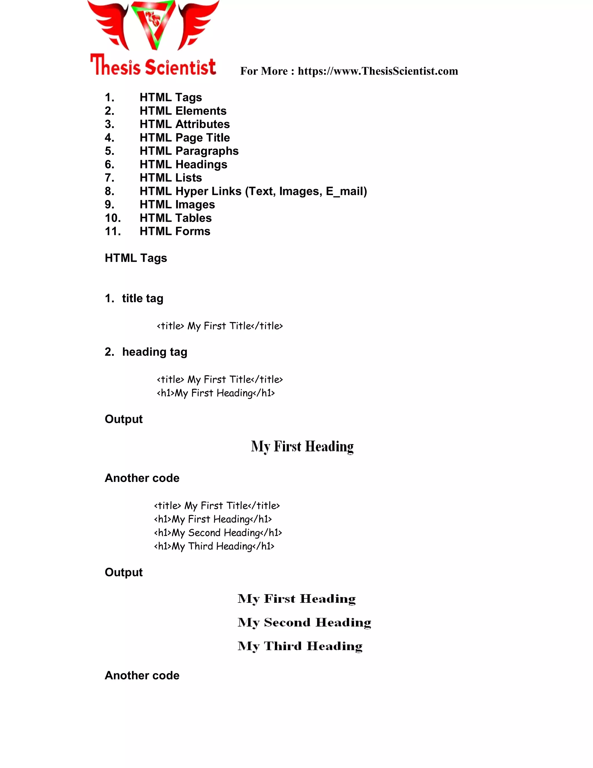 HTML guide for beginners | PDF
