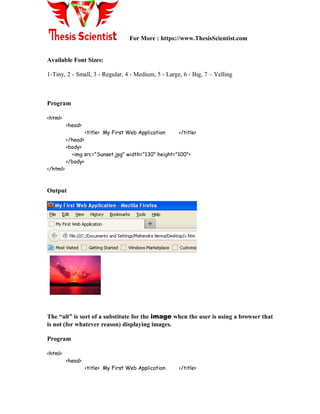 HTML guide for beginners | PDF