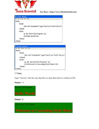 HTML guide for beginners | PDF