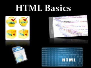 HTML (Web) basics for a beginner | PPT