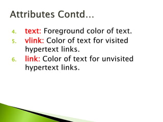 Body Color For Html HTML Body Element | PDF