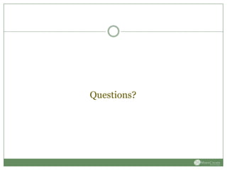 Questions?
 