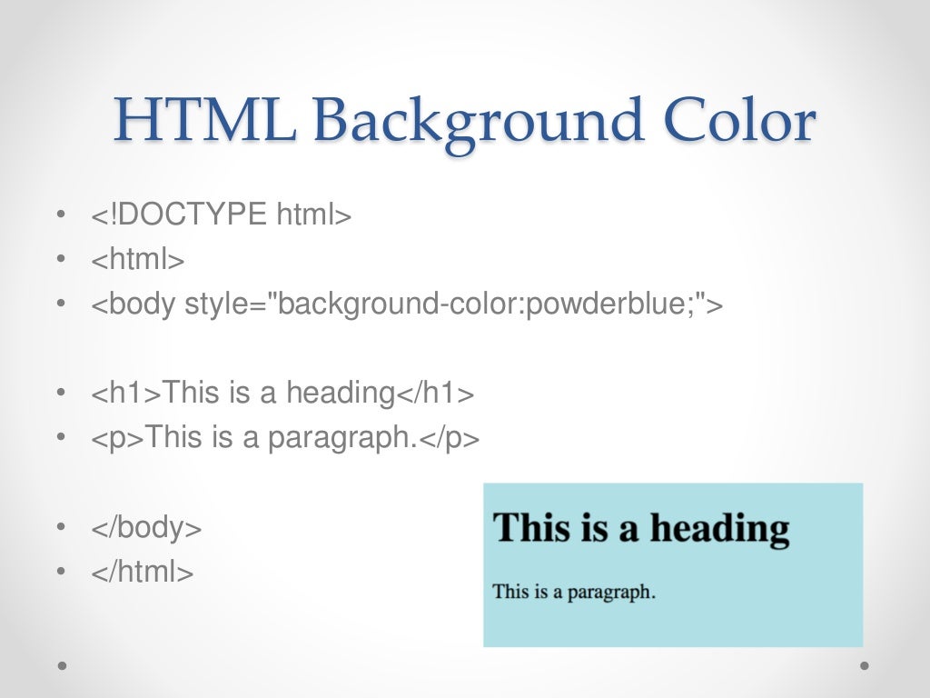 Html coding