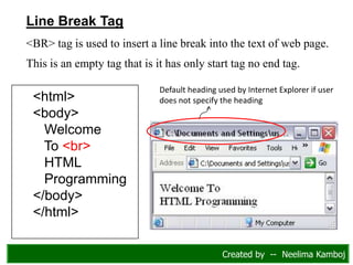 Html complete | PPT