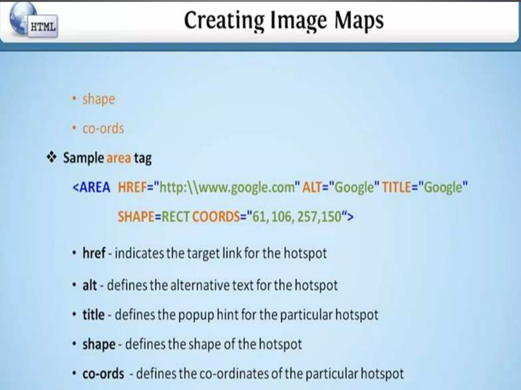 Html creating page link or hyperlink