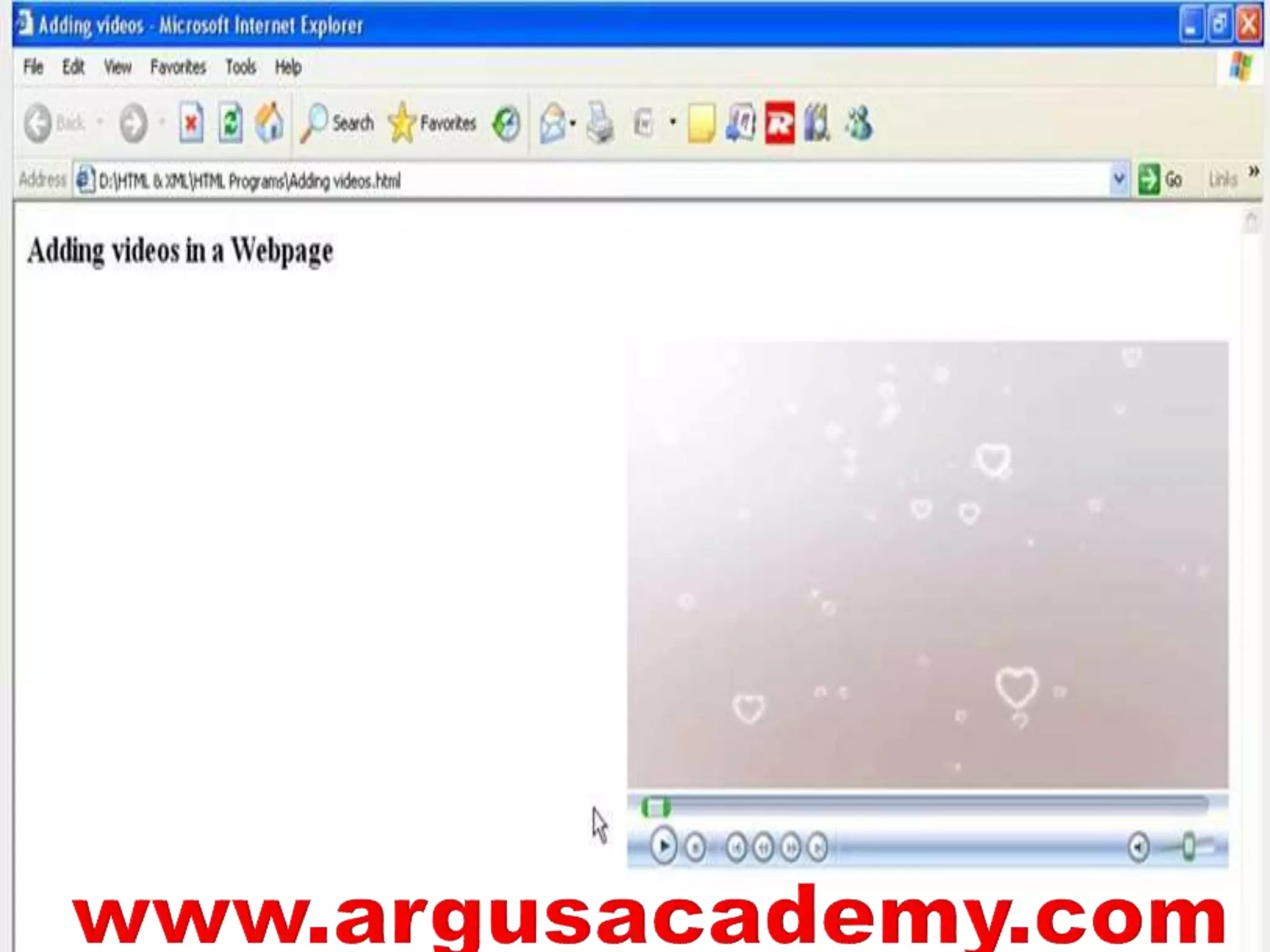 Html creating page link or hyperlink