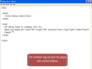 Html creating page link or hyperlink