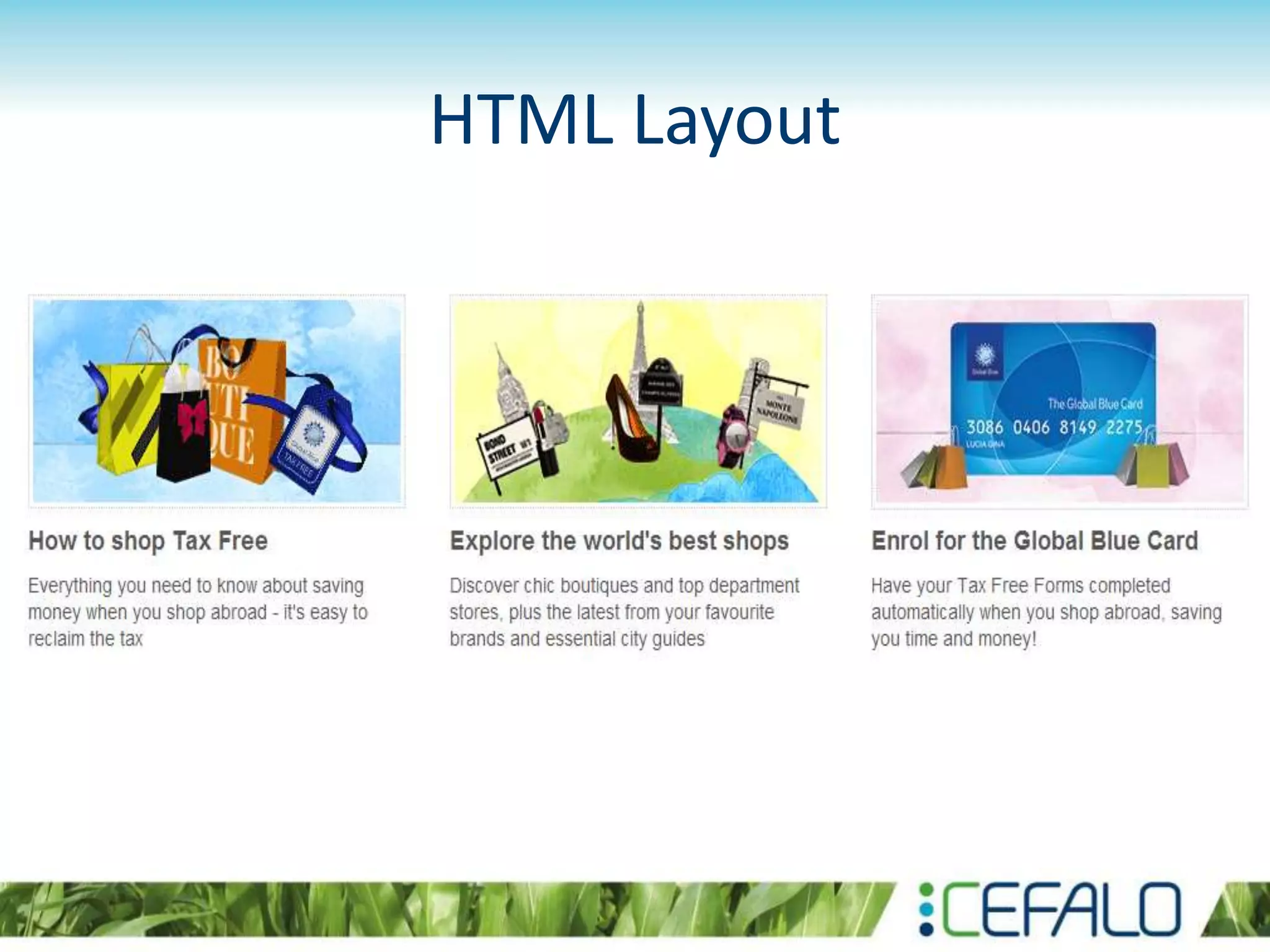 HTML Layout
 