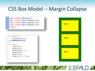CSS Box Model – Margin Collapse
 