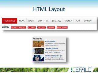 HTML Layout
 