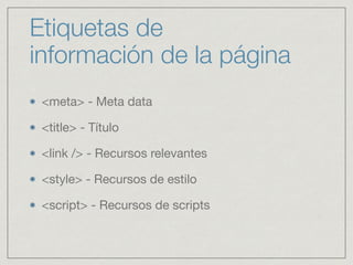 DECLARACIÓN DE <!DOCTYPE>
http://www.w3schools.com
 