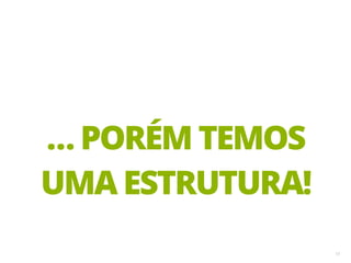 13
… PORÉM TEMOS
UMA ESTRUTURA!
 