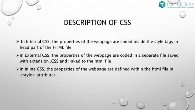 HTML CSS | Computer Science | PPT