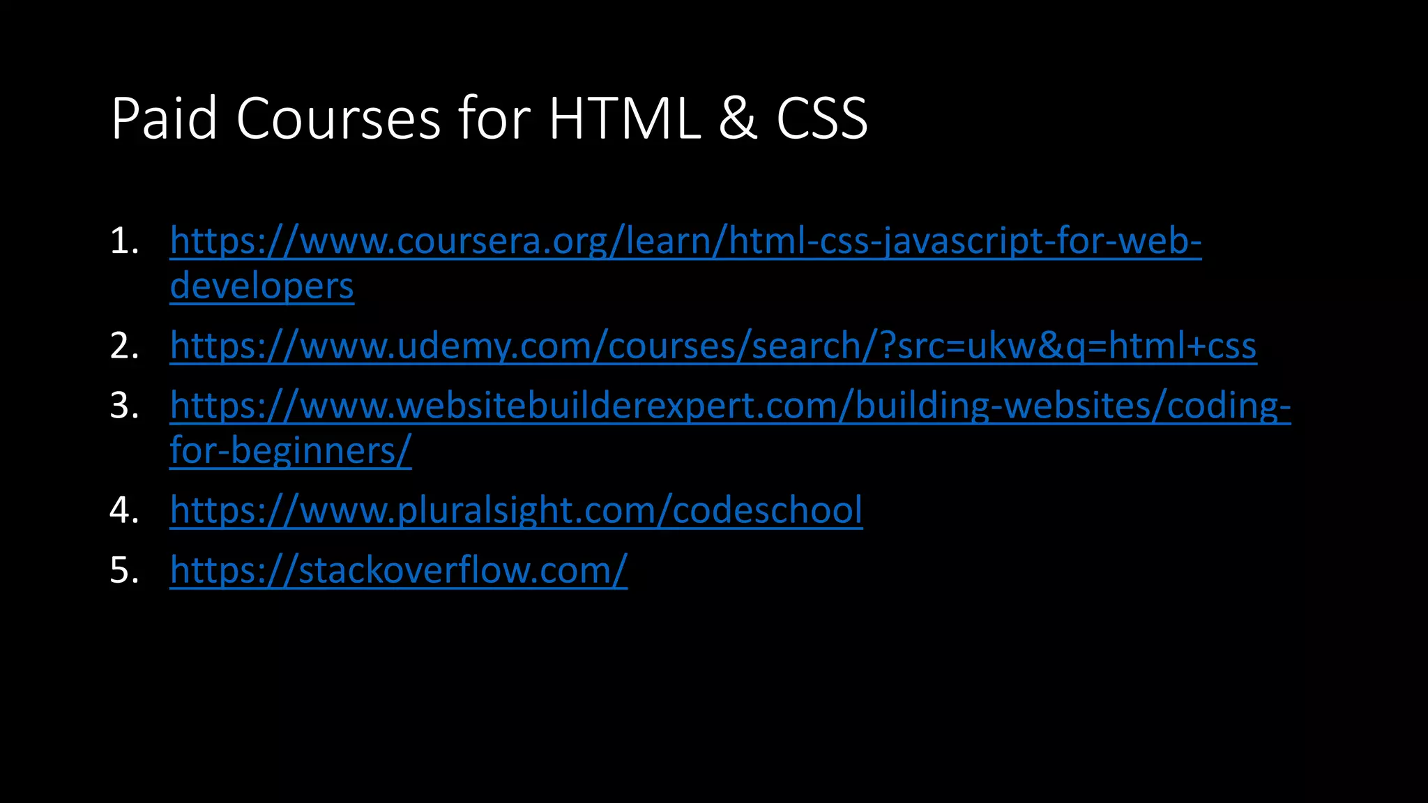 Html & CSS | PPT