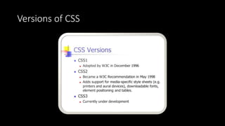 Html & CSS | PPT