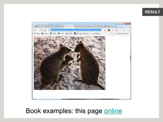 RESULT
Book examples: this page online
 