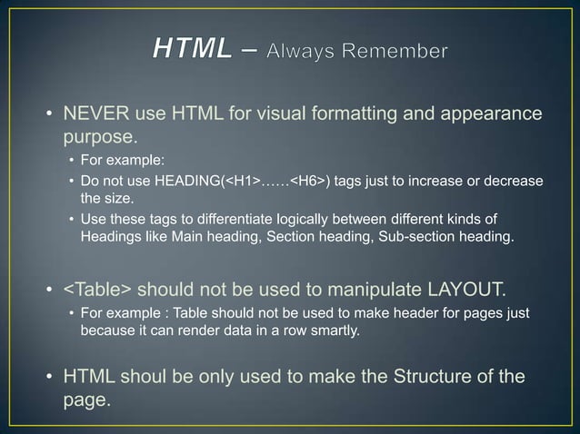 Html and css | PPT