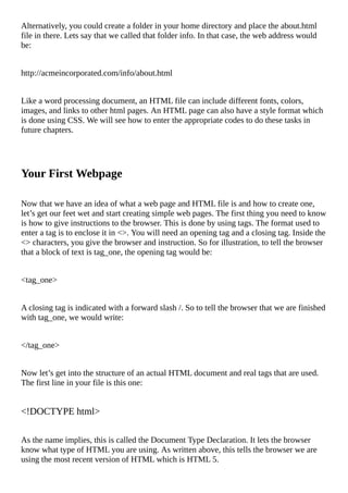 HTML & CSS Guide | PDF