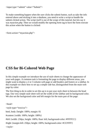 Script Css Format HTML & CSS Guide | PDF