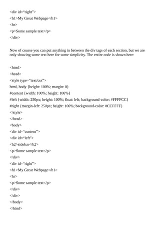 Css Div 100 Height Scroll Clipart