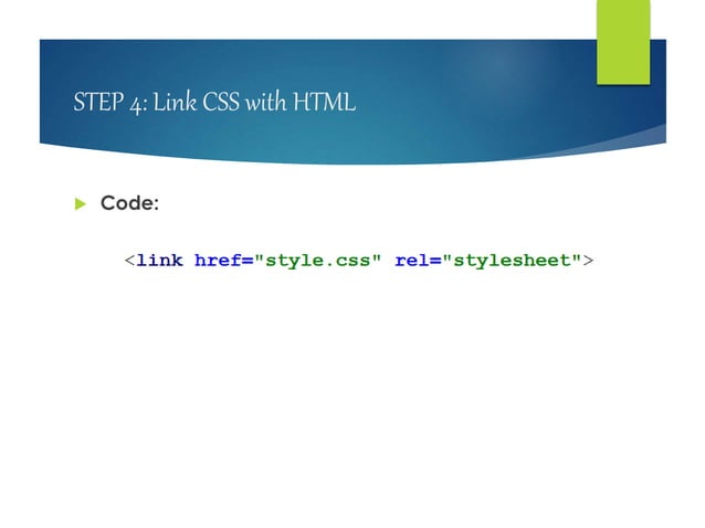 HTML + CSS Examples | PPT