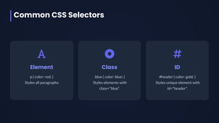 Comprehensive HTML & CSS Guide for Modern Web Development Beginners | PDF