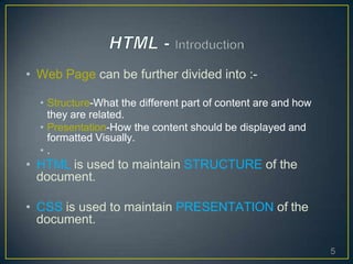 html css intro sanskar , saurabh.pptx
