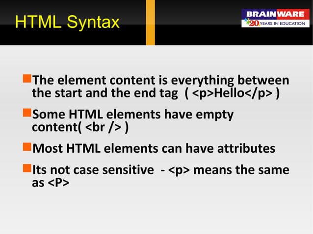 Web Development using HTML & CSS | PPT | Web Design and HTML | Internet